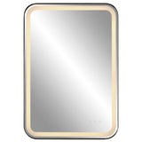 Mirror Crofton Lighted Black Vanity Mirror