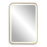 Mirror Crofton Lighted Brass Vanity Mirror