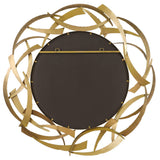 Mirror Cutting Edge Bronze Round Mirror