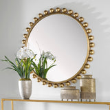 Mirror Cyra Gold Round Mirror