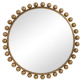 Mirror Cyra Gold Round Mirror