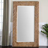 Mirror Demetria Oversized Wooden Mirror