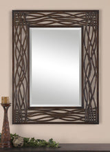 Mirror Dorigrass Brown Metal Mirror