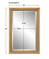 Mirror Drift Away Rattan Mirror