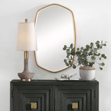 Mirror Duronia Antiqued Gold Mirror