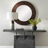 Mirror Dutton Dark Walnut Round Mirror