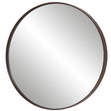 Mirror Eden Mahogany Round Mirror