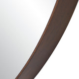 Mirror Eden Mahogany Round Mirror