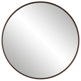 Mirror Eden Mahogany Round Mirror