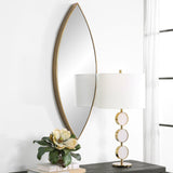 Mirror Ellipse Gold Mirror