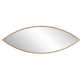 Mirror Ellipse Gold Mirror