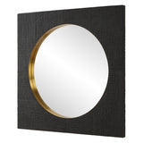 Mirror Ember Black Square Mirror