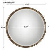 Mirror Finnick Iron Coil Round Mirror