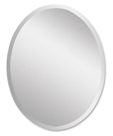 Mirror Frameless Vanity Oval Mirror