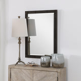 Mirror Gower Aged Black Vanity Mirror