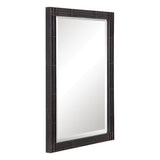 Mirror Gower Aged Black Vanity Mirror