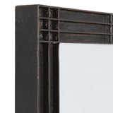 Mirror Gower Aged Black Vanity Mirror