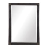 Mirror Gower Aged Black Vanity Mirror