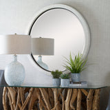 Mirror Granada Whitewash Round Mirror