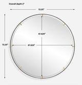 Mirror Grand Pendulum Round Mirror