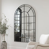 Mirror Grantola Black Arch Iron Mirror