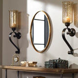 Mirror Herleva Gold Oval Mirror