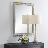 Mirror It's All Connected Rectangle Brass Mirror