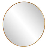 Mirror Junius Large Round Mirror // Gold