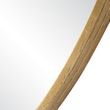 Mirror Junius Large Round Mirror // Gold