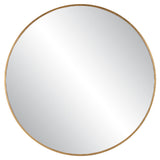 Mirror Junius Large Round Mirror // Gold