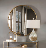 Mirror Junius Round Gold Mirror