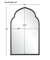 Mirror Kenitra Black Arch Mirror