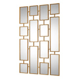 Mirror Kennon Forged Gold Rectangles Mirror
