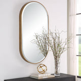 Mirror Lago Oval Gold Mirror