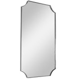 Mirror Lennox Nickel Scalloped Corner Mirror