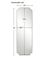 Mirror Lennox Nickel Tall Mirror