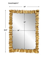 Mirror Lev Antique Gold Mirror
