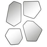 Mirror Linneah Black Mirrors, Set/4