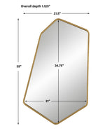 Mirror Linneah Large Gold Mirror