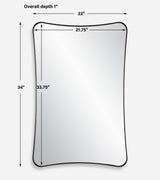 Mirror Loudon Black Vanity Mirror