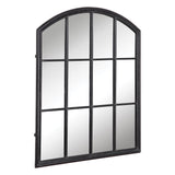 Mirror Lyda Aged Black Arch Mirror
