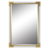 Mirror Malik White & Gold Mirror