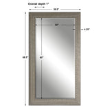 Mirror Malika Antique Silver Mirror