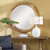Mirror Mariner Natural Round Mirror
