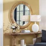 Mirror Mariner Natural Round Mirror