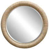 Mirror Mariner Natural Round Mirror