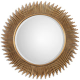 Mirror Marlo Round Gold Mirror