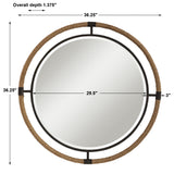 Mirror Melville Coastal Round Mirror