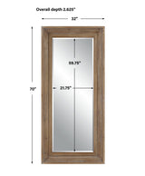 Mirror Missoula Large Natural Wood Mirror