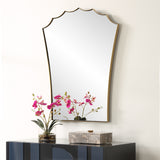 Mirror Monarch Scalloped Arched Vanity Mirror